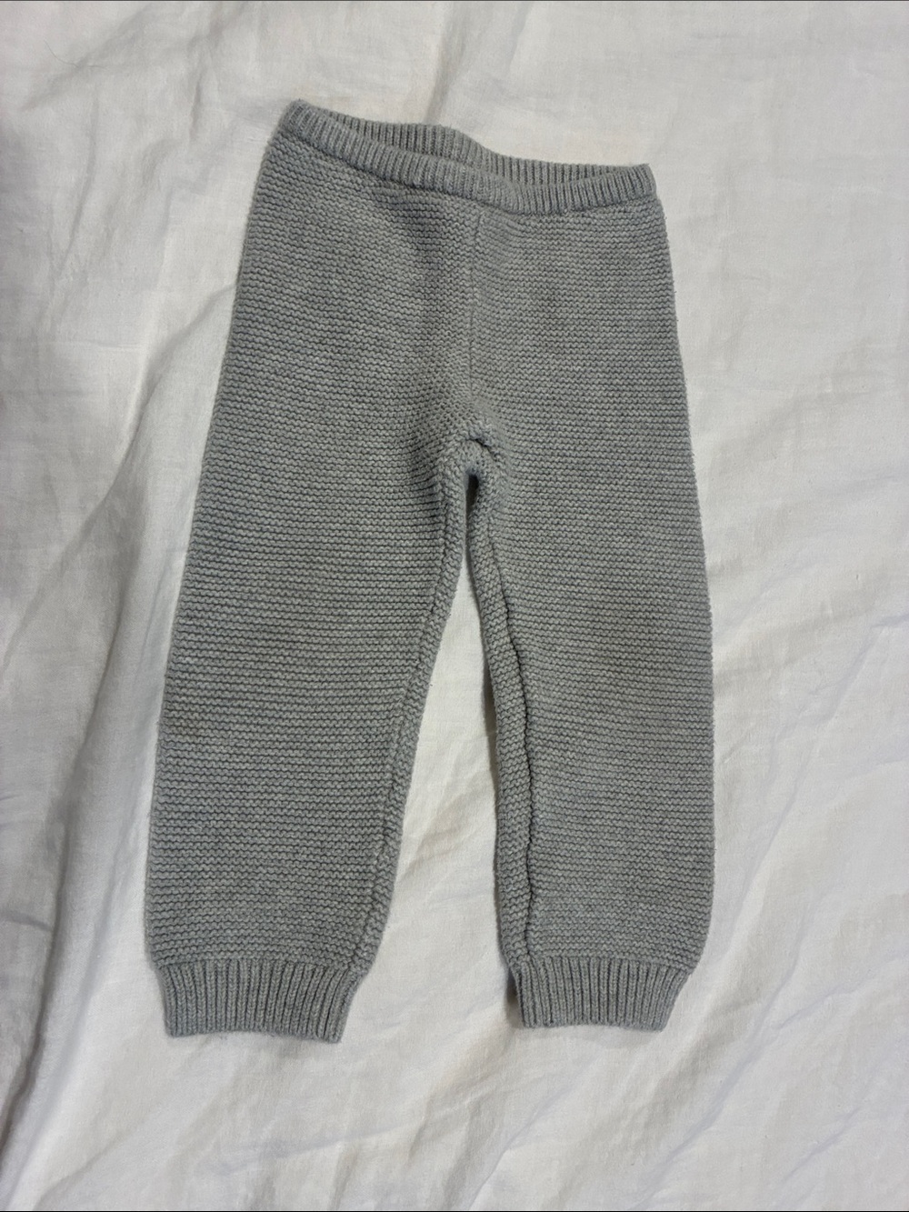 Gray Knit sweater pants from gap